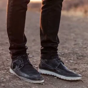 ROAN by Bed Stu Tobias Mens Chukka Boots in Black! Roan by Bed Stu Tobias F804080 Mens Black Suede Lifestyle  main image 2